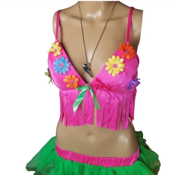 LED Light Up Ravewear Or Costume 2pc (M) - Picture 3 of 8